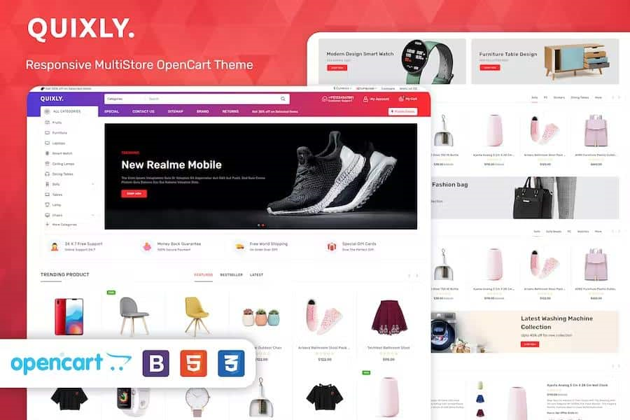 QUIXLY MULTIPURPOSE OPENCART RESPONSIVE THEME